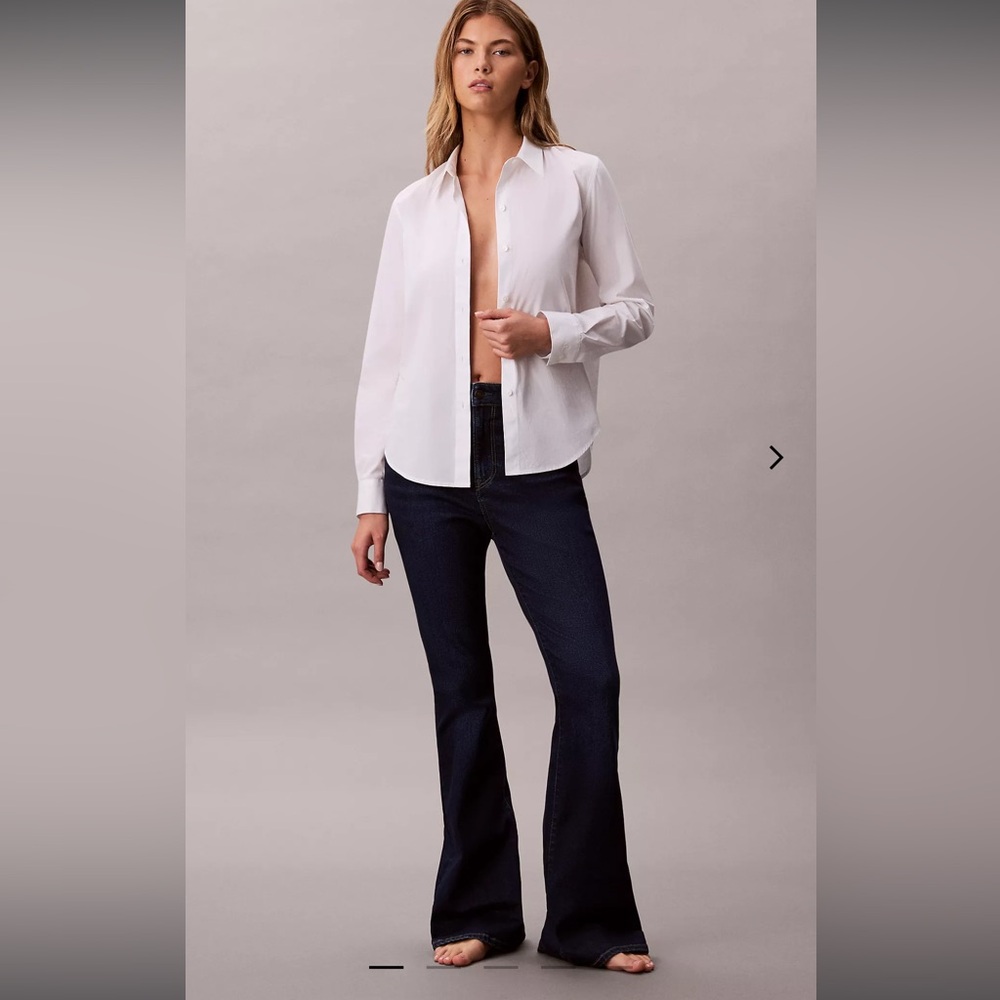 Calvin Klein Dark Blue Flare Jeans